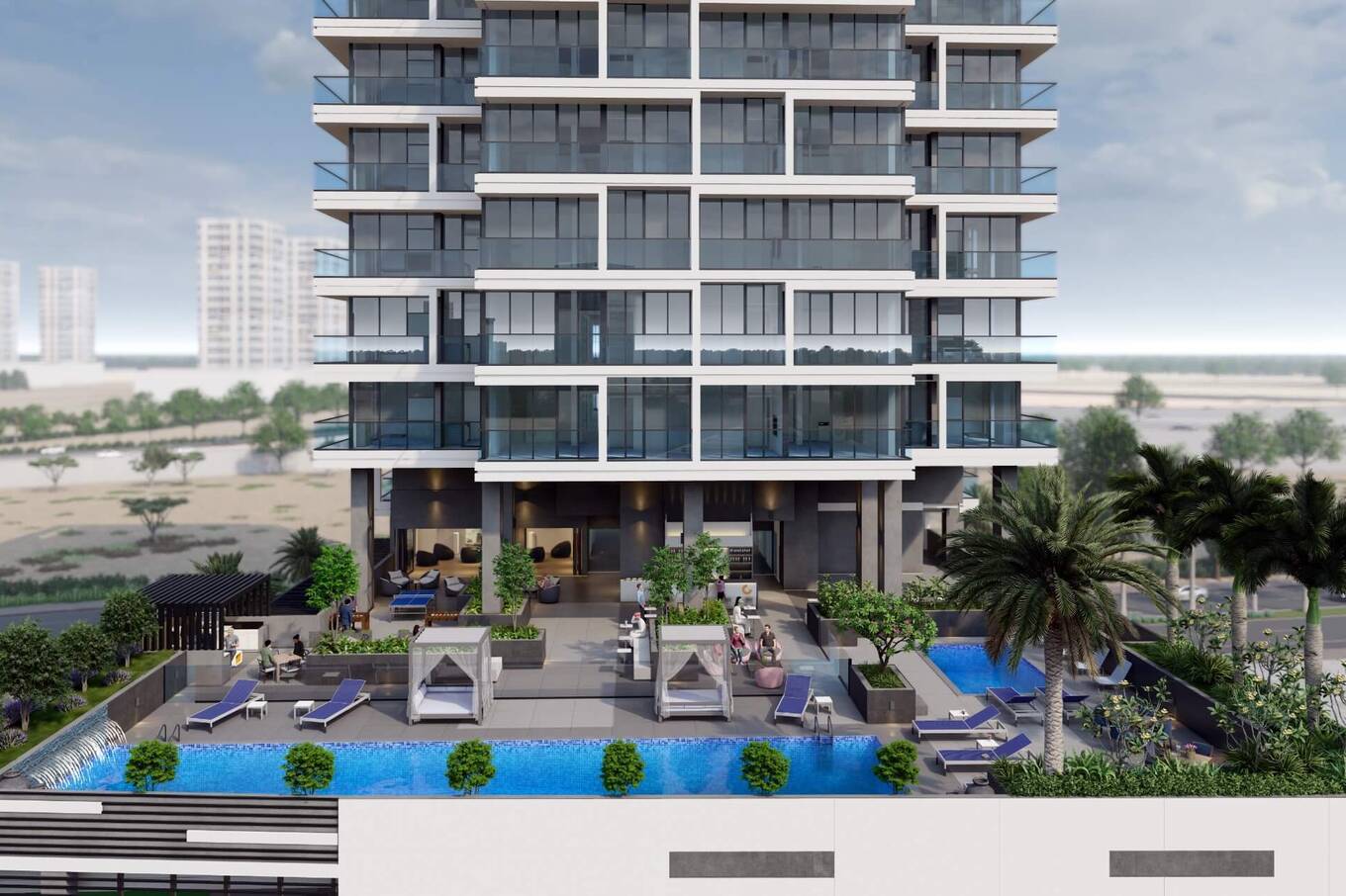 Apartment with 3 bedrooms in Jumeirah Village Circle (JVC), Dubai